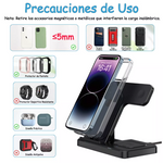 Cargador Inalam  3/1 iPhone/iwatch/AirPod™